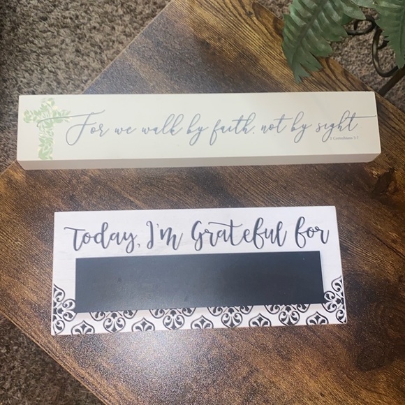 Other - Inspirational wall or table plaques!